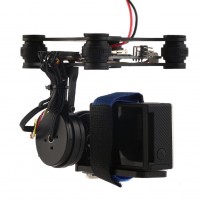 Gimbal, dvojosý stabilizátor pre kamey ako GoPro